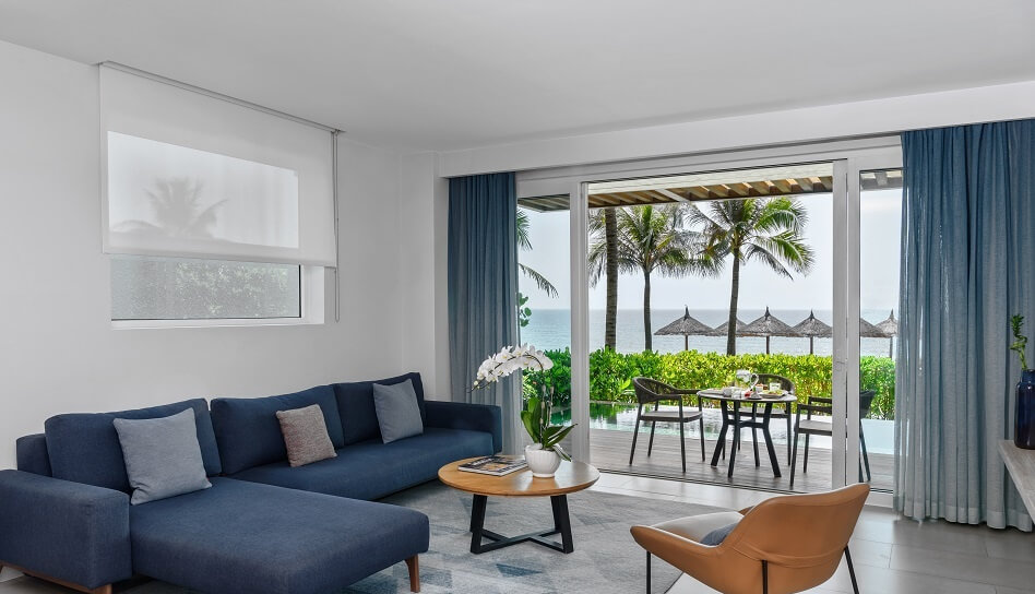Biệt thự Suite 2 Phòng ngủ có hồ bơi riêng sát biển