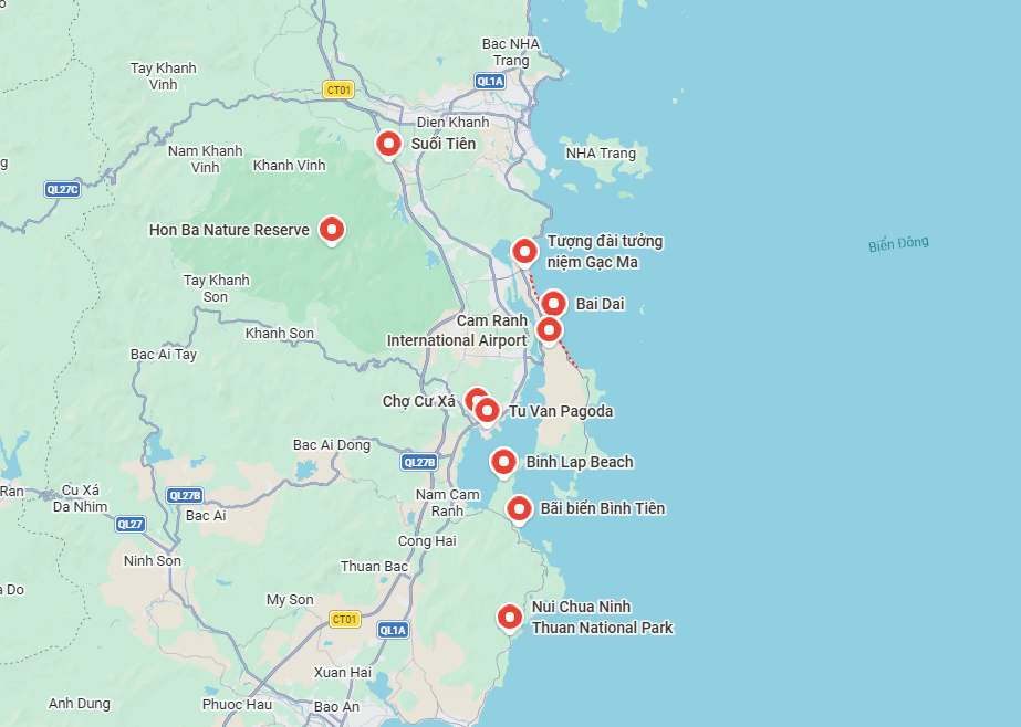 Cam Ranh Map 2026: Top Tourist Attractions & Resorts 4 Cam Ranh Map 17